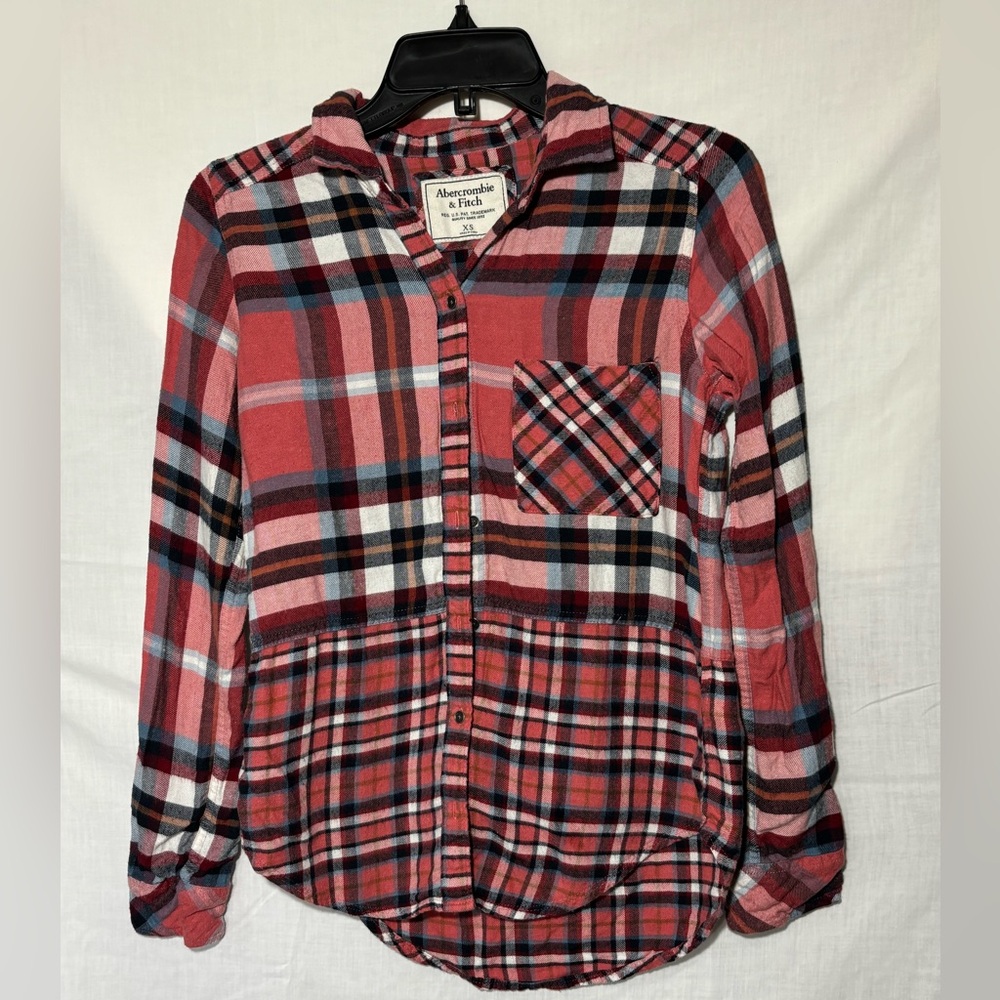 Abercrombie & Fitch Like New Colorful Flannel Shirt